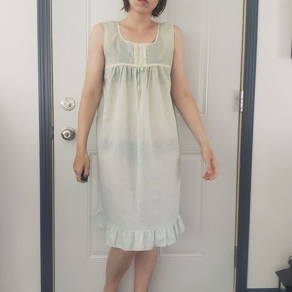 70s/80s Green Nightgown